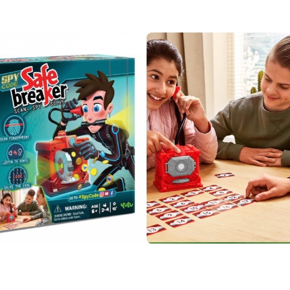 YULUS TOYS SPY CODE SAFE BREAKER , BOARD GAME